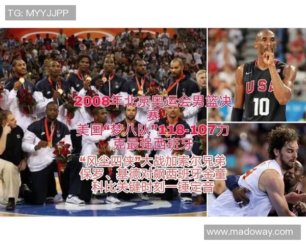 08年北京奥运会美国队与西班牙队精彩对决高清回顾